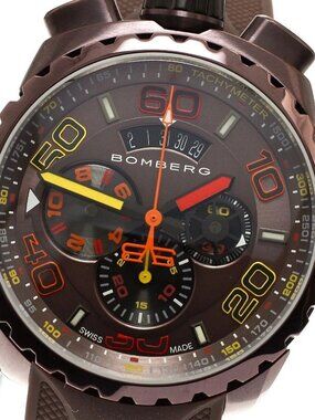 BOMBERG BOLT-68 Chroma II BS45CHPBR.049-4.3 Date Brown Dial Quartz Men's _881530